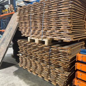 Gebruikte Houten Vlonder voor palletstelling - lat om lat - 1780 x 1100