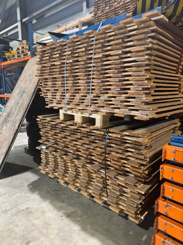 Gebruikte Houten Vlonder voor palletstelling - lat om lat - 1780 x 1100