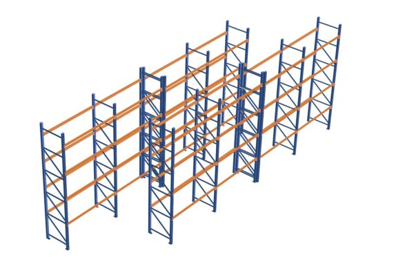 Voordeelpartij gebruikte Nedcon palletstelling 8000 x 1100 mm | 4 niveaus