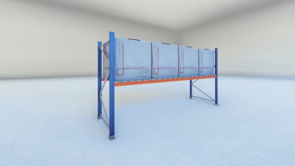 Stow palletstelling 8000mm x 1100mm x 3600mm | 4 niveaus | beginsectie - Afbeelding 4