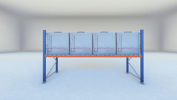 Stow palletstelling 8000mm x 1100mm x 3600mm | 4 niveaus | beginsectie - Afbeelding 3