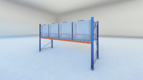 Stow palletstelling 8000mm x 1100mm x 3600mm | 4 niveaus | beginsectie - Afbeelding 2