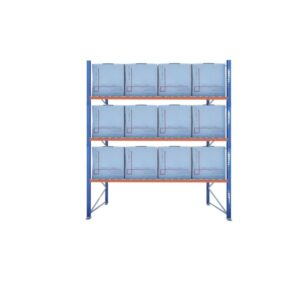 Stow palletstelling 6000mm x 1100mm x 3600mm | 3 niveaus | beginsectie