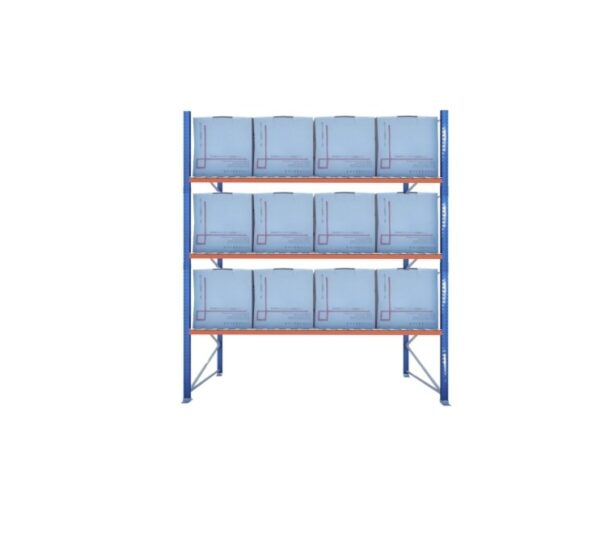 Stow palletstelling 6000mm x 1100mm x 3600mm | 3 niveaus | beginsectie