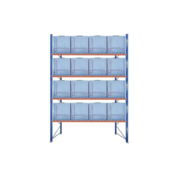 Stow palletstelling 8000mm x 1100mm x 3600mm | 4 niveaus | beginsectie
