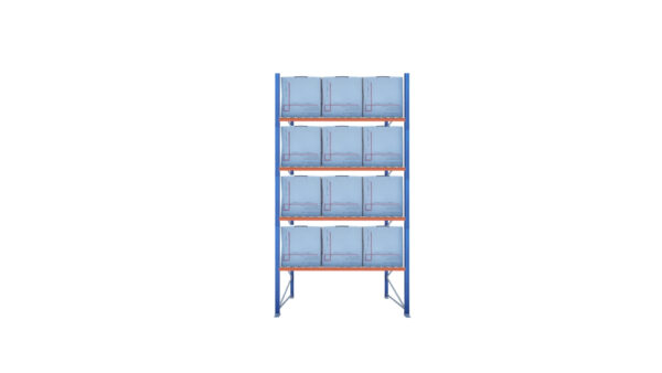 Stow palletstelling 8000mm x 1100mm x 2700mm | 4 niveaus | beginsectie