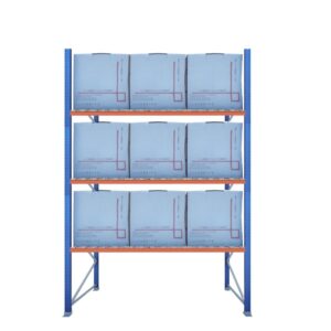 Stow palletstelling 6000mm x 1100mm x 2700mm | 3 niveaus | beginsectie