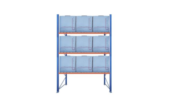 Stow palletstelling 6000mm x 1100mm x 2700mm | 3 niveaus | beginsectie