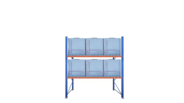 Stow palletstelling 4000mm x 1100mm x 2700mm | 2 niveaus | beginsectie