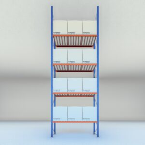 Stow palletstelling 8000mm x 1100mm x 2700mm | 4 niveaus | beginsectie