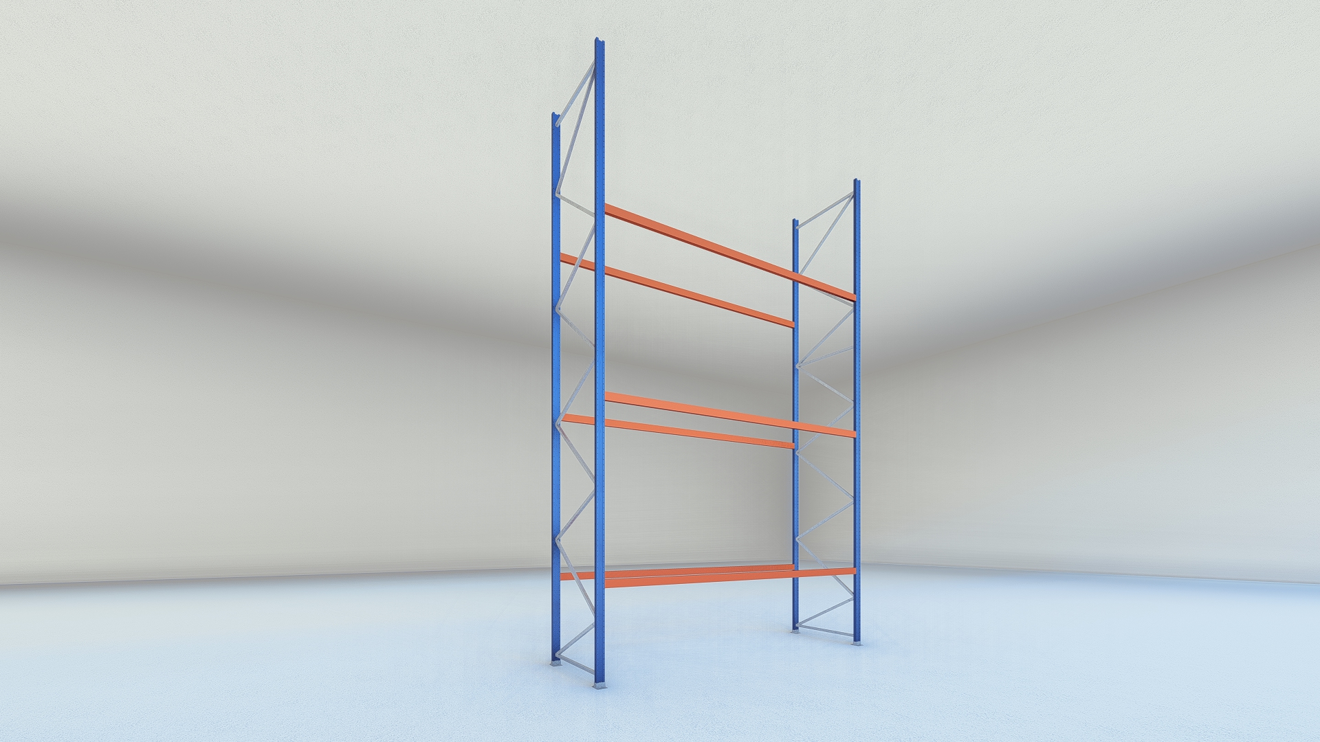 Stow palletstelling 6000mm x 1100mm x 3600mm | 3 niveaus | beginsectie | 2500 kg - Afbeelding 4