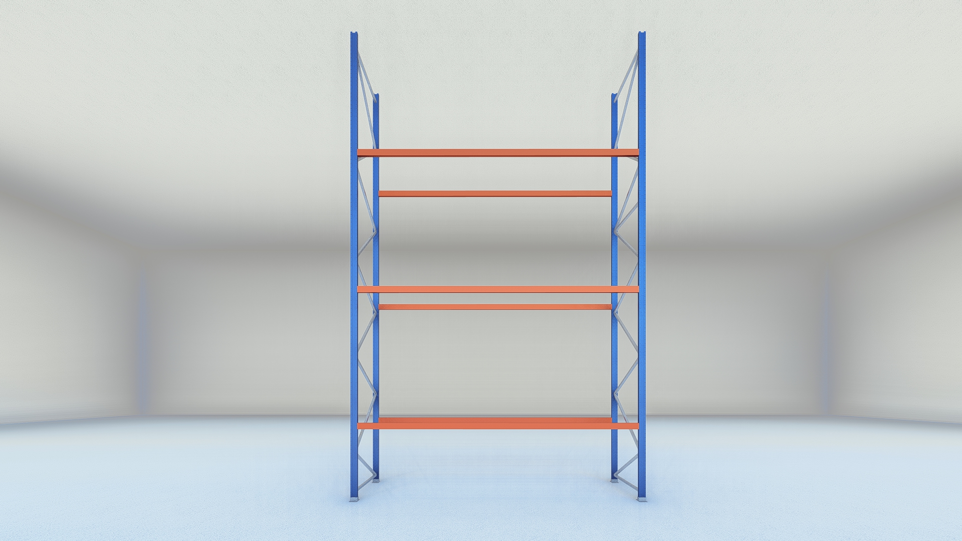 Stow palletstelling 6000mm x 1100mm x 3600mm | 3 niveaus | beginsectie | 2500 kg - Afbeelding 6