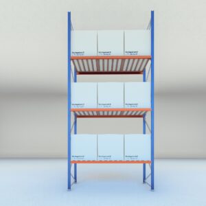 Stow palletstelling 6000mm x 1100mm x 2700mm | 3 niveaus | beginsectie