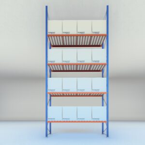 Stow palletstelling 8000mm x 1100mm x 3600mm | 4 niveaus | beginsectie