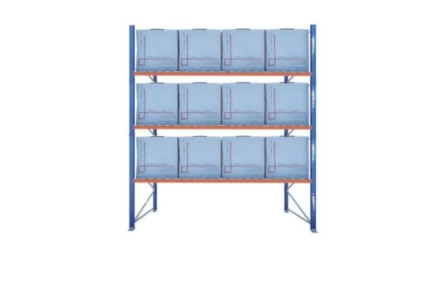 Palletstelling 6m hoog x 3600 x 3 niveaus