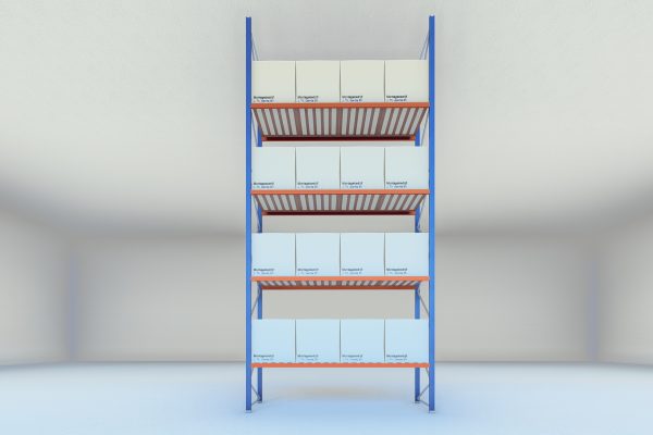 Stelling 3600mmx8000mm - met pallet en doos - V